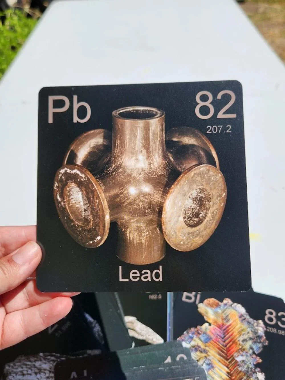 The Photographic Card Deck of the Elements Periodic Table Flash Cards 126 Cards